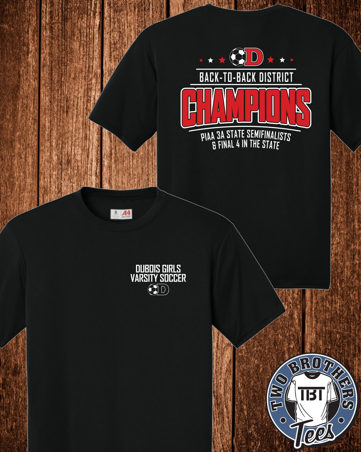 DuBois Soccer 2026 Performance T-Shirt - Design 2