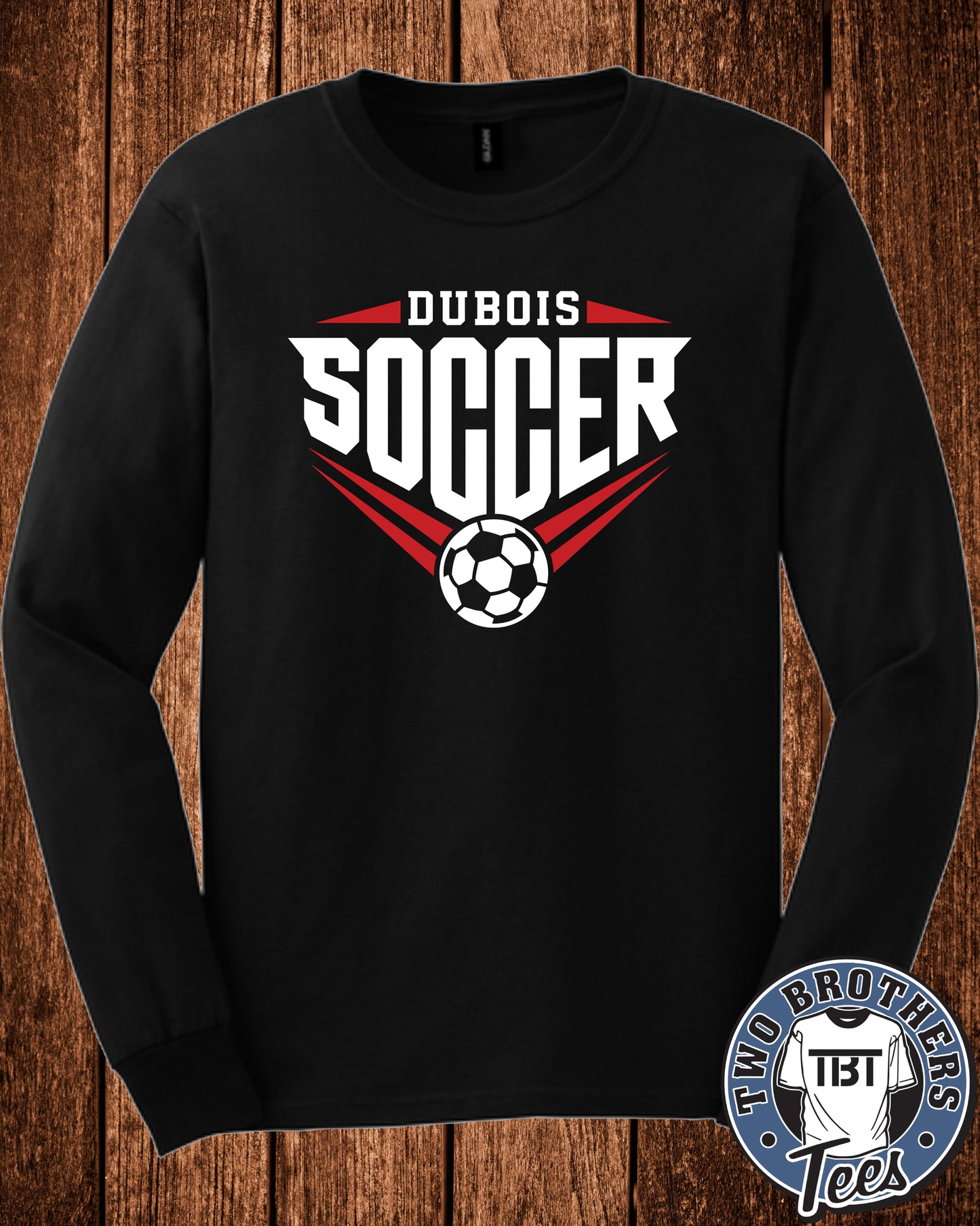 DuBois Soccer 2026 Softstyle Long Sleeve T-Shirt - Design 1