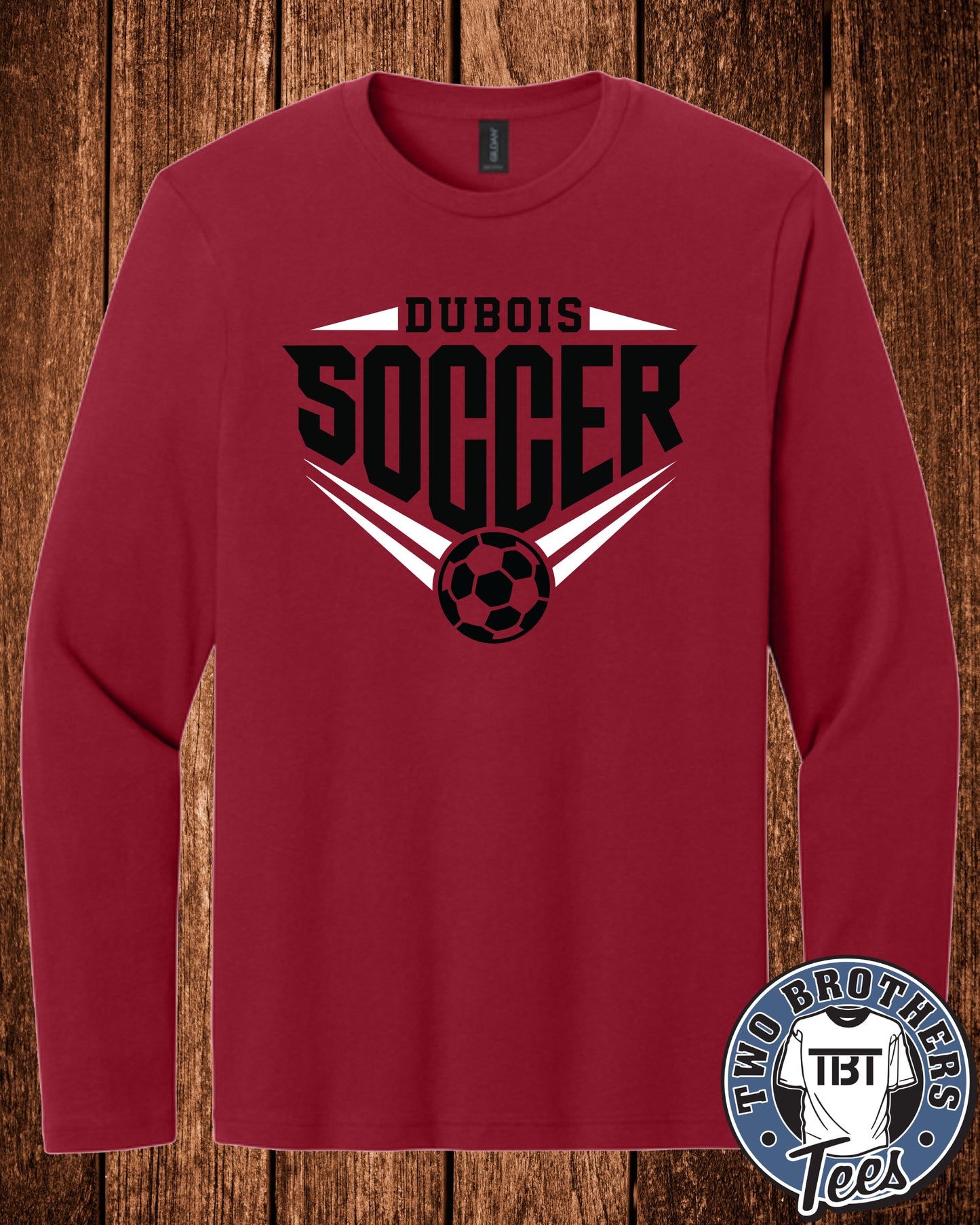 DuBois Soccer 2026 Softstyle Long Sleeve T-Shirt - Design 1