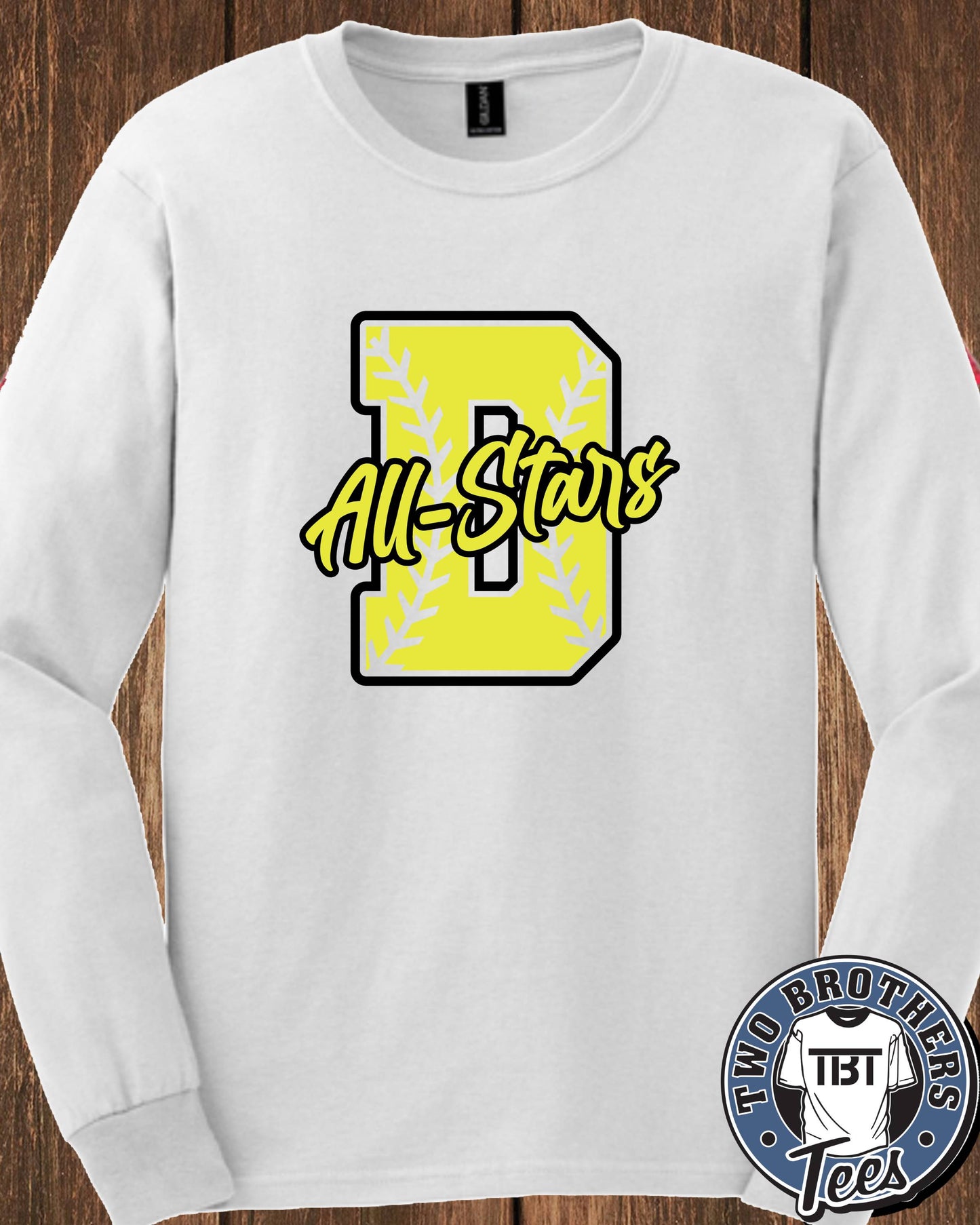 DuBois All Stars "D" Long Sleeve T-Shirt - No Glitter