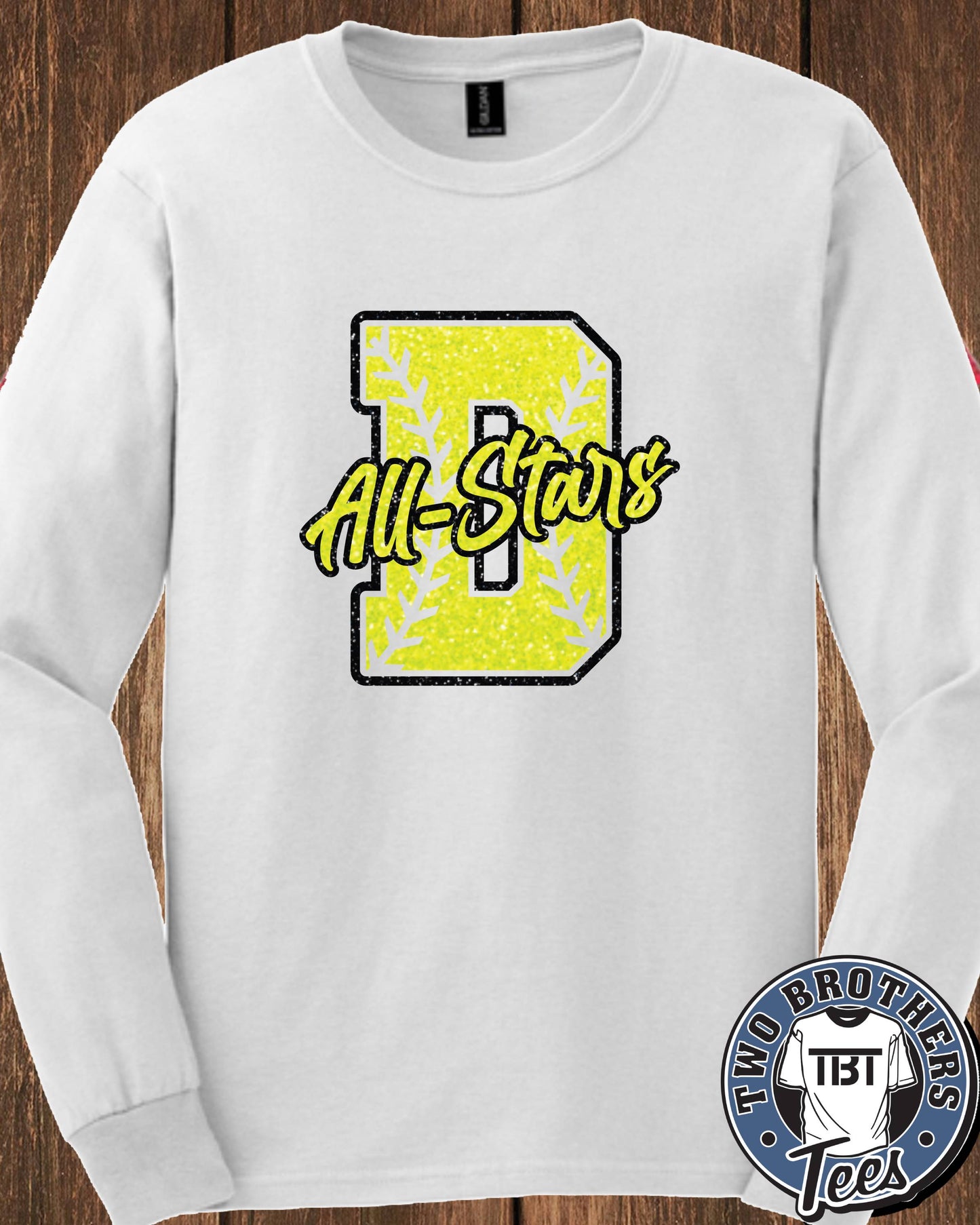 DuBois All Stars "D" Long Sleeve T-Shirt - With Glitter