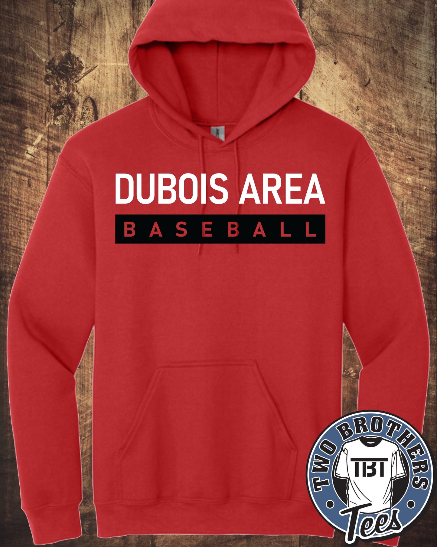 DuBois Area Baseball Hoodie - Design 1