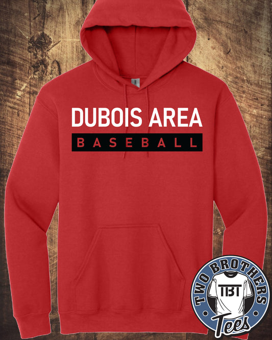 DuBois Area Baseball Hoodie - Design 1