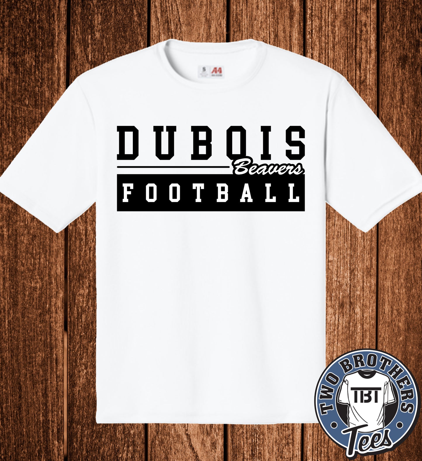 DuBois Beavers Football 2026 Performance T-Shirt - Design 1