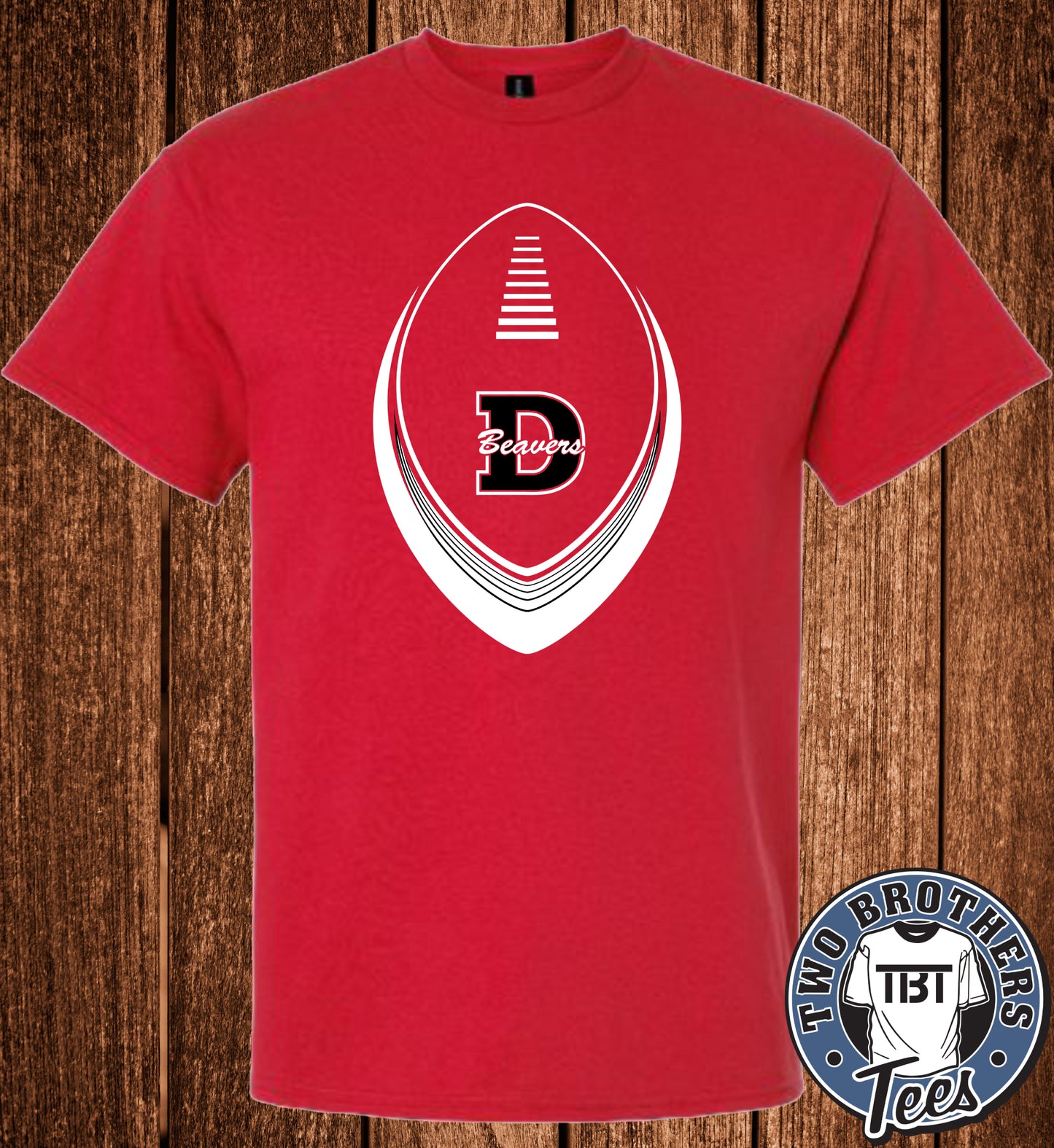 DuBois Beavers Football 2026 T-Shirt - Design 3