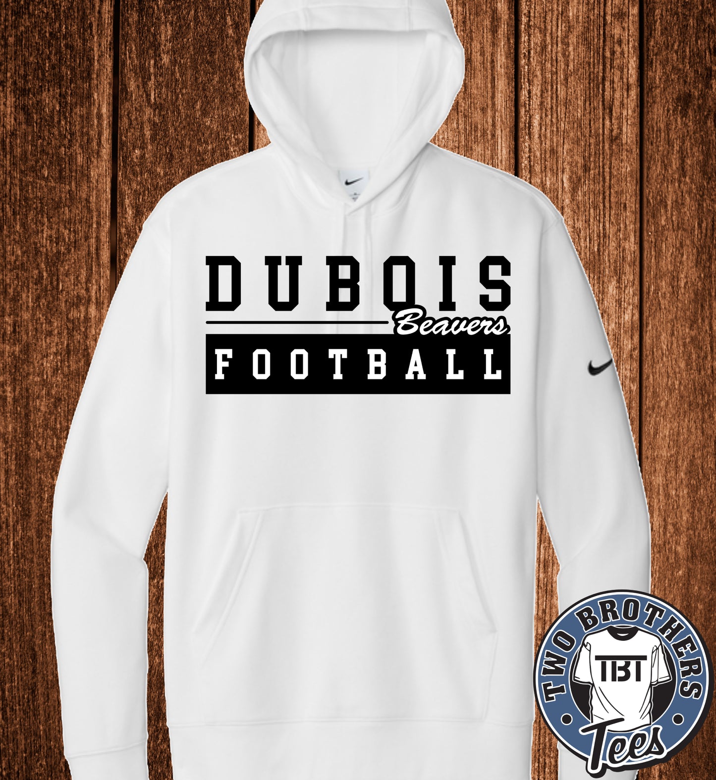 DuBois Beavers Football 2026 Nike Hoodie - Design 1