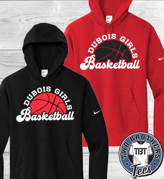 DuBois Girls Basketball Nike Hoodie - Design 1