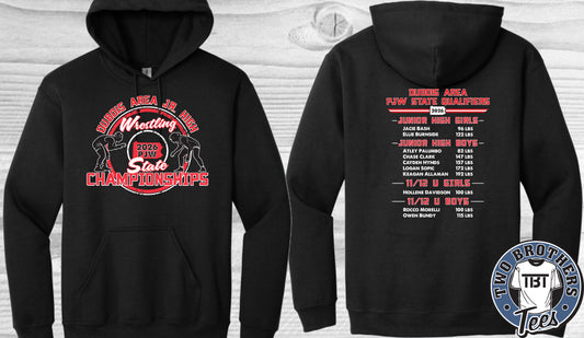DuBois Jr. High State Wrestling Hoodie