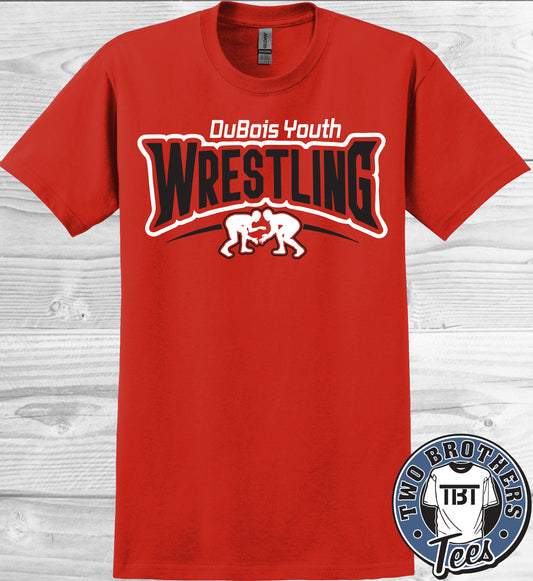 DuBois Youth Wrestling Red T-Shirt