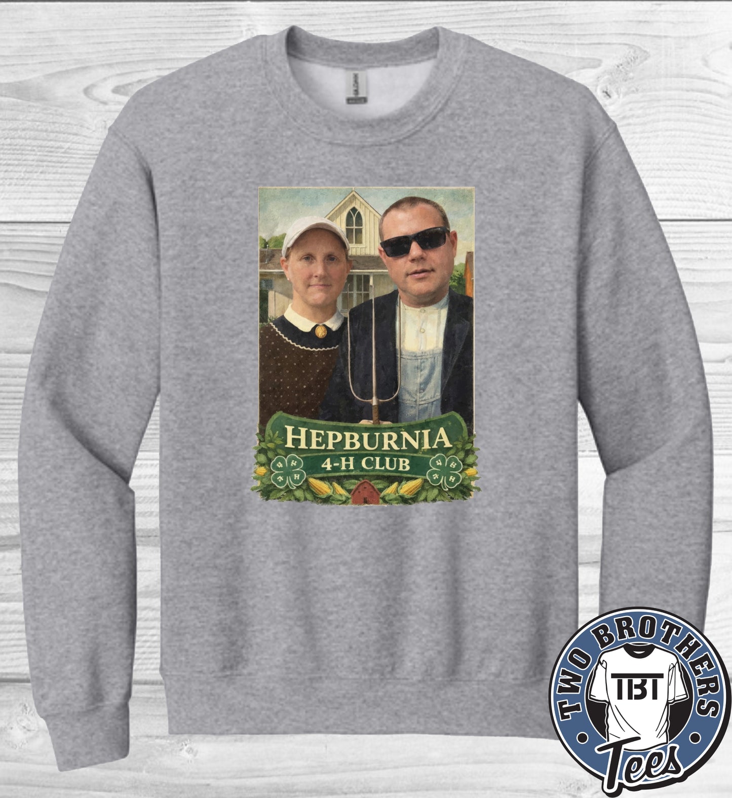 Hepburnia 4-H Club Crewneck Sweatshirt - Design 2