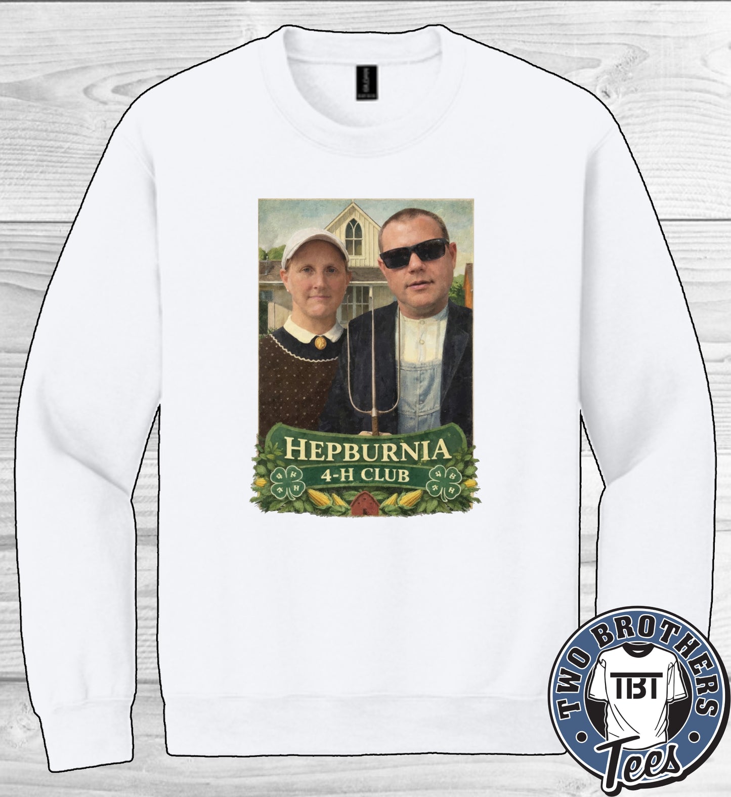 Hepburnia 4-H Club Crewneck Sweatshirt - Design 2