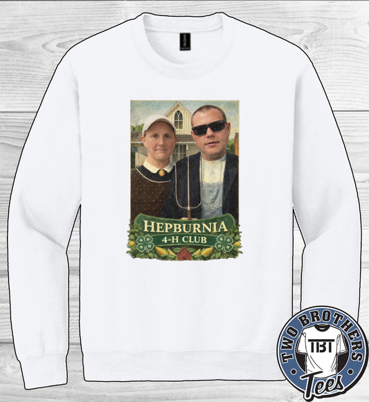 Hepburnia 4-H Club Crewneck Sweatshirt - Design 2
