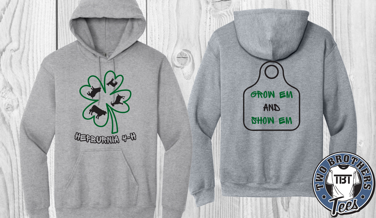 Hepburnia 4-H Club Hoodie - Design 1