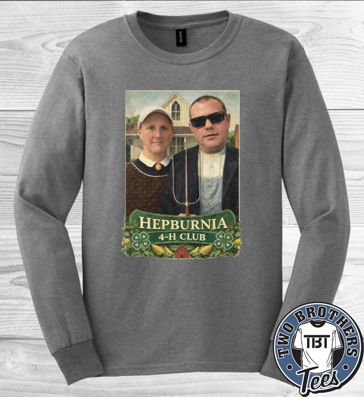 Hepburnia 4-H Club Long Sleeve T-Shirt - Design 2