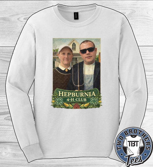 Hepburnia 4-H Club Long Sleeve T-Shirt - Design 2