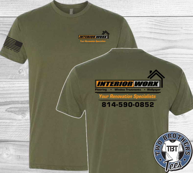 Interior Worx Next Level Sueded T-Shirt
