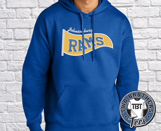 Johnsonburg Rams Pennant Softstyle Hoodie