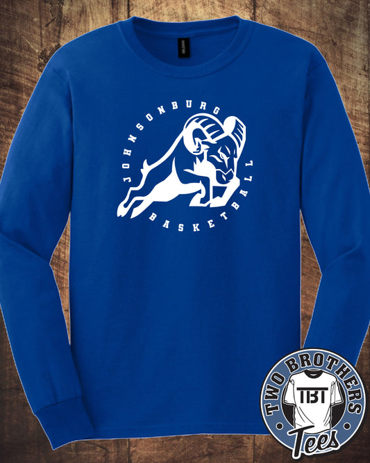 Johnsonburg Basketball Long Sleeve T-Shirt - Design 2
