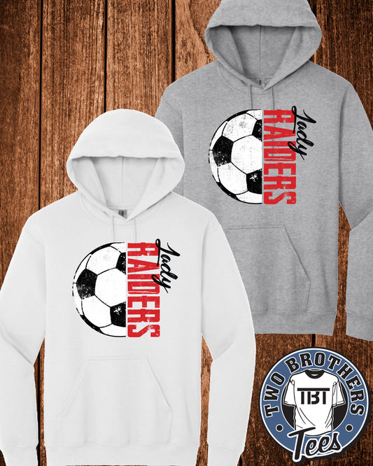 Lady Raiders Soccer Hoodie - Design 2