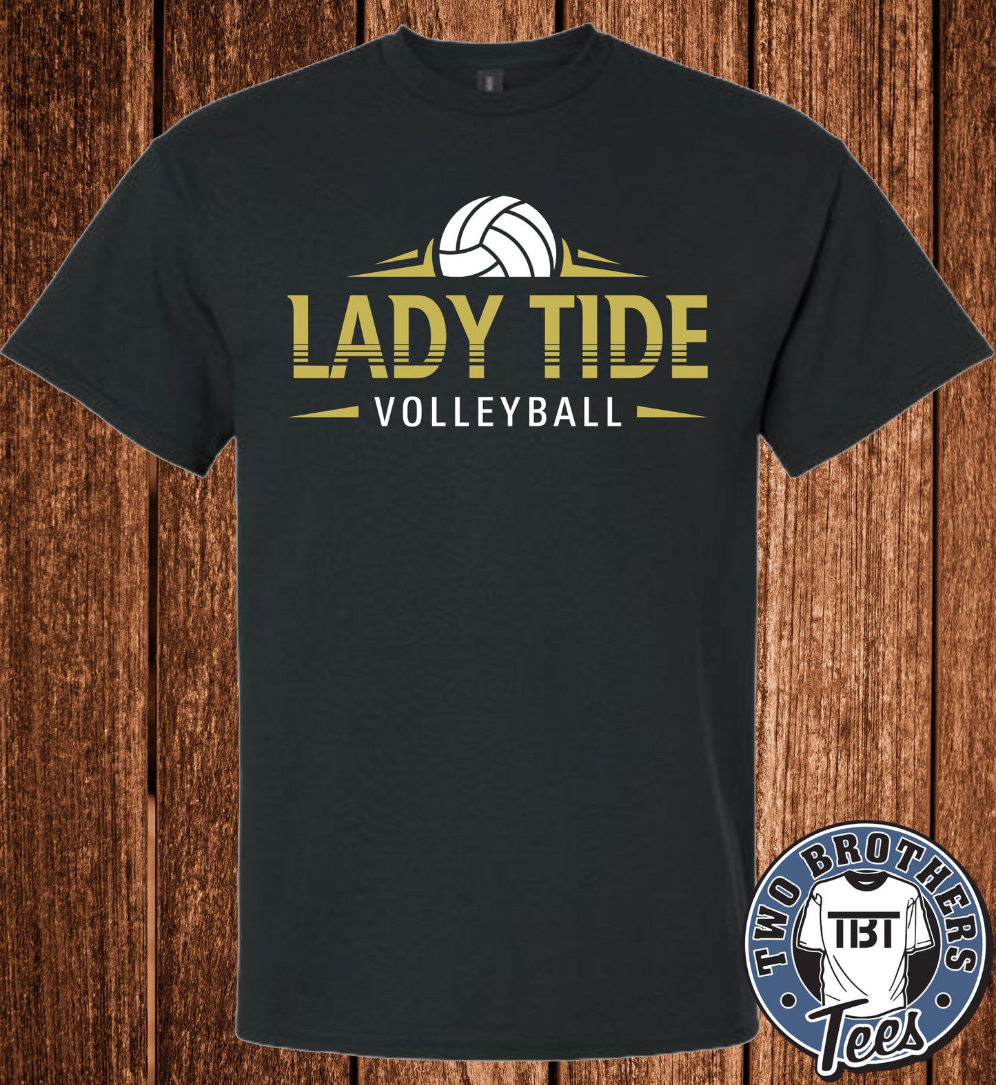 Curwensville Lady Tide Volleyball 2026 Softstyle T-Shirt - Design 2
