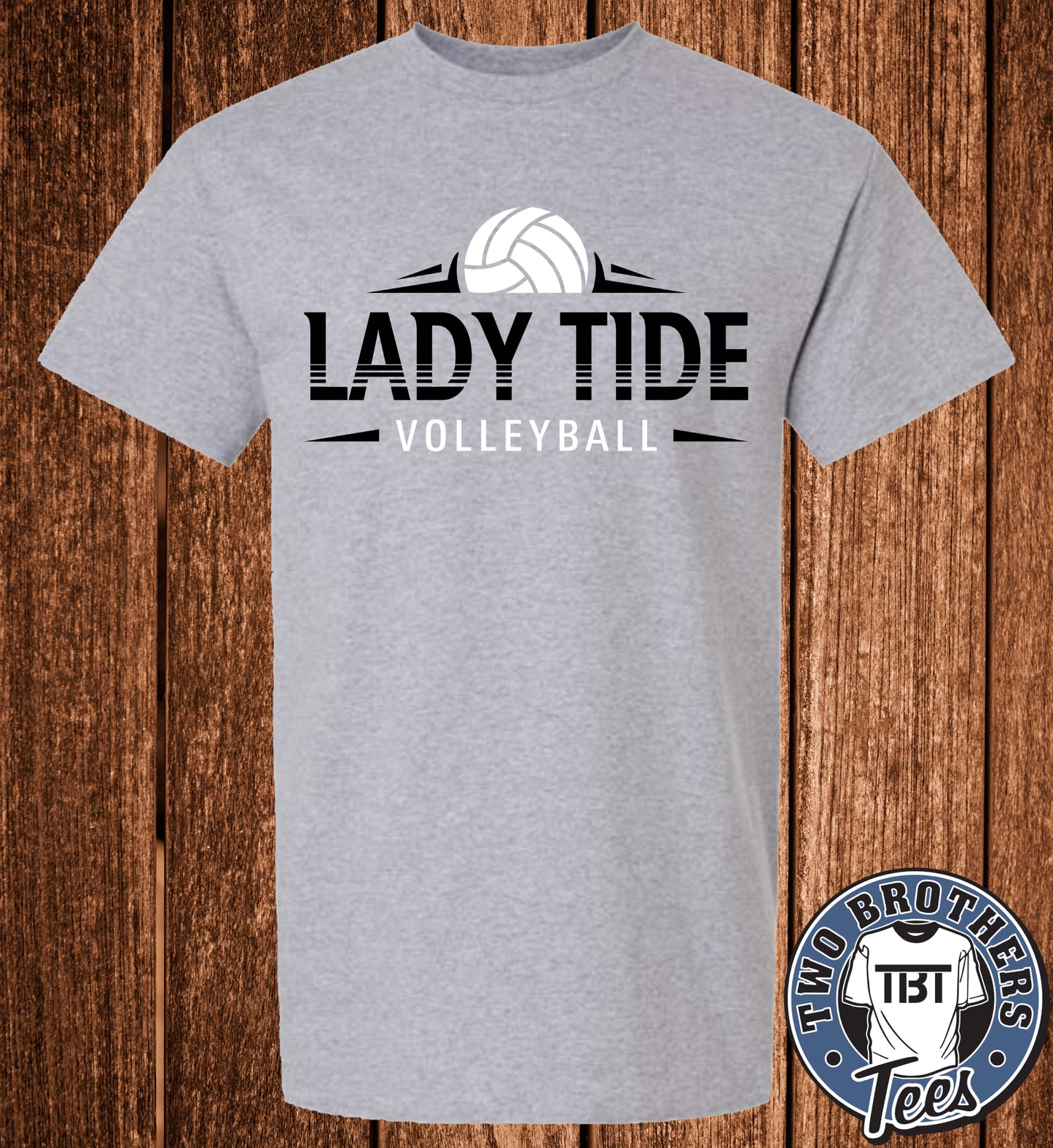 Curwensville Lady Tide Volleyball 2026 Softstyle T-Shirt - Design 2