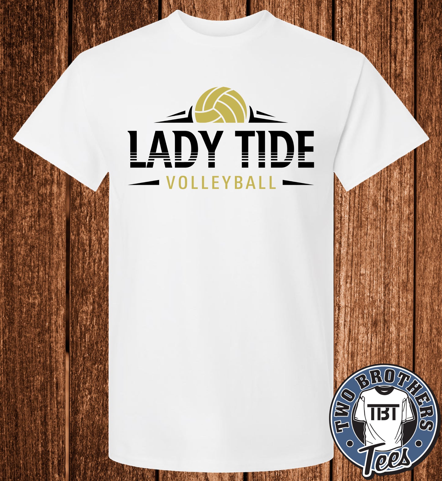 Curwensville Lady Tide Volleyball 2026 Softstyle T-Shirt - Design 2