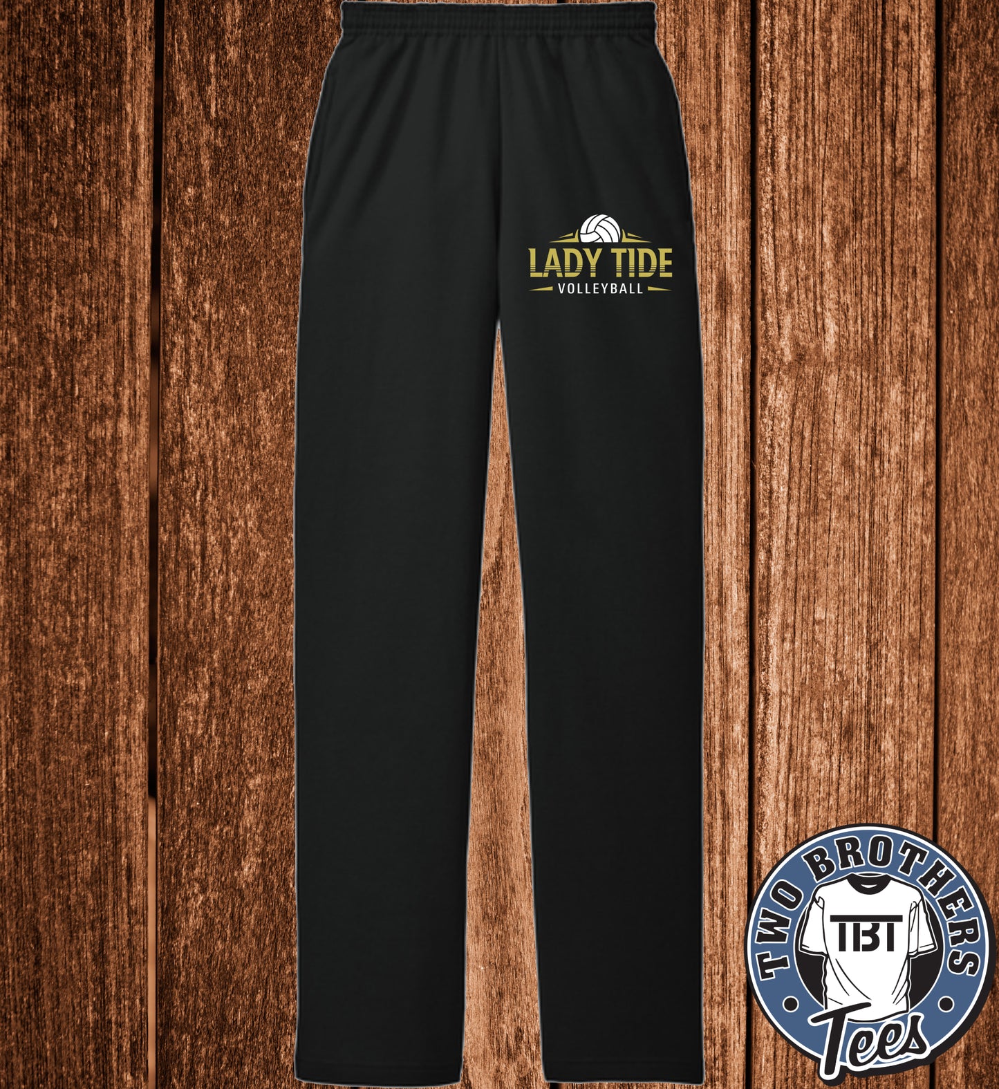 Curwensville Lady Tide Volleyball 2026 Open-Bottom Sweatpants