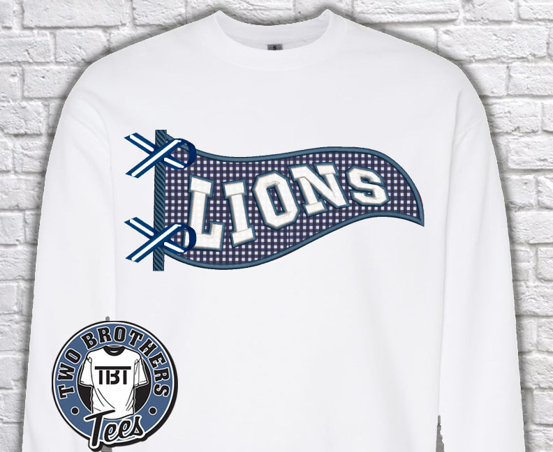 Lions Pennant Crewneck Sweatshirt
