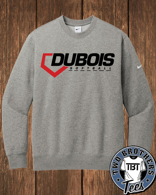 DuBois Softball Nike Crewneck Sweatshirt - Design 2