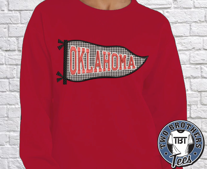 Oklahoma Pennant Crewneck Sweatshirt
