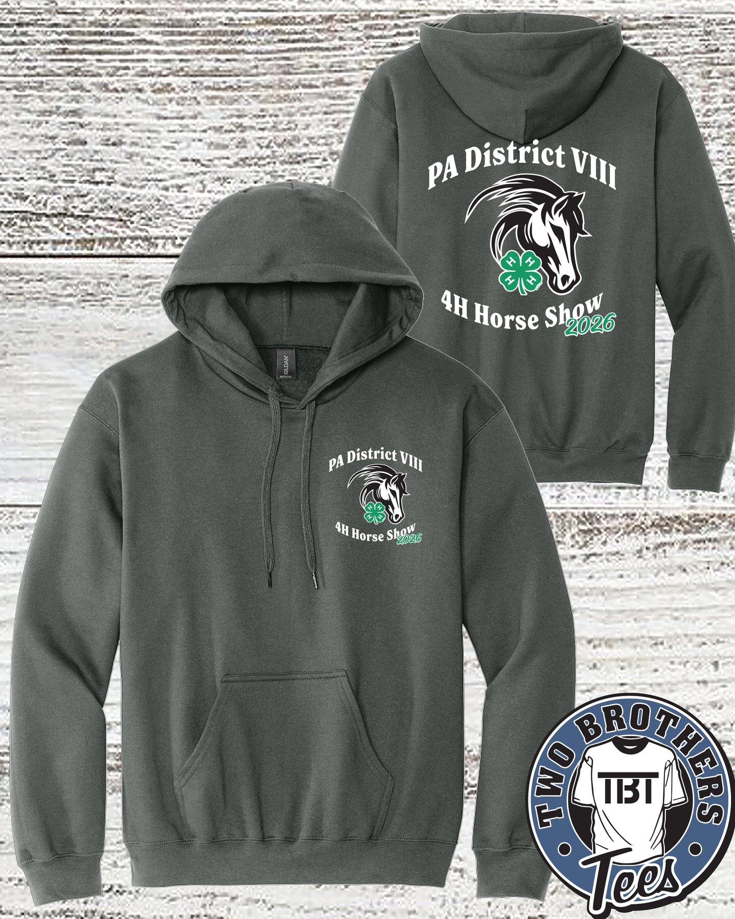 PA District 8 4-H Horse Show Hoodie