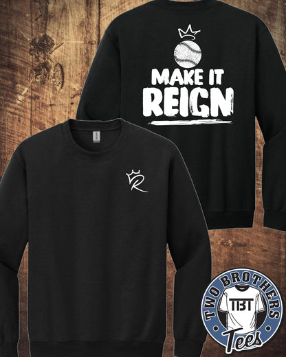 PA Reign Softball Crewneck Sweatshirt - Design 1