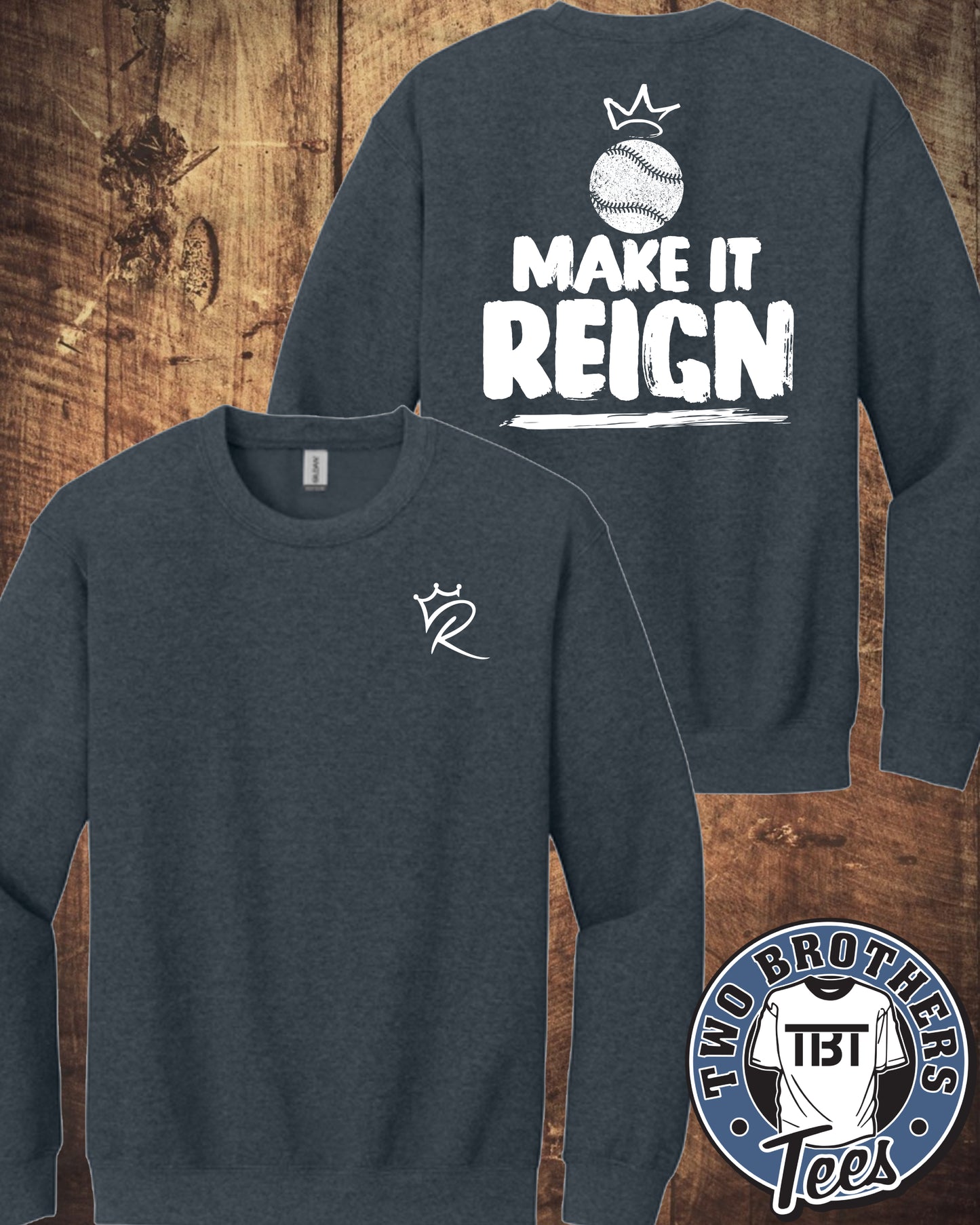 PA Reign Softball Crewneck Sweatshirt - Design 1
