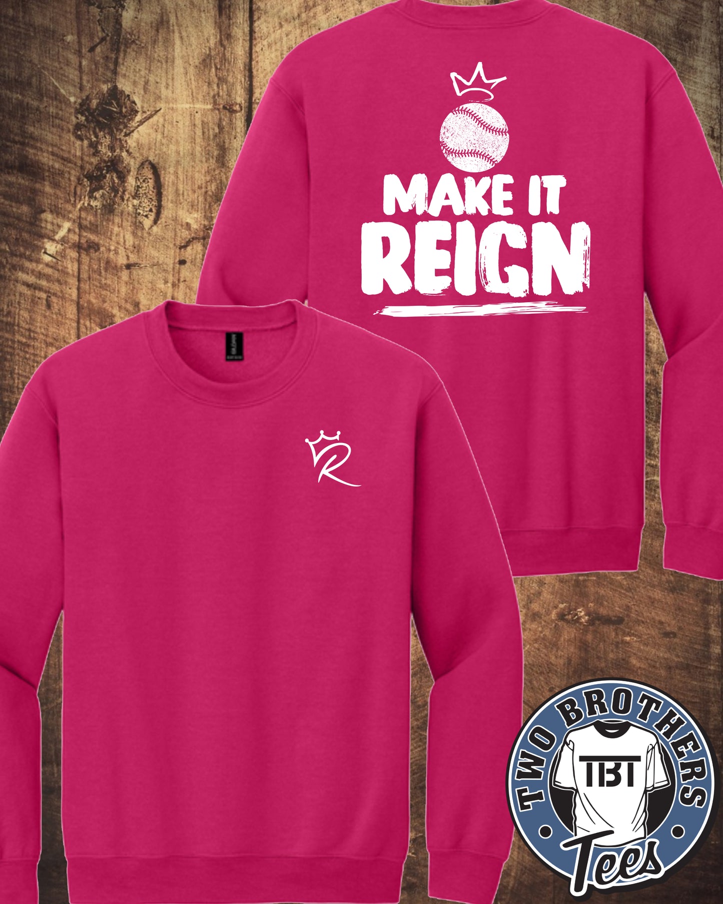 PA Reign Softball Crewneck Sweatshirt - Design 1