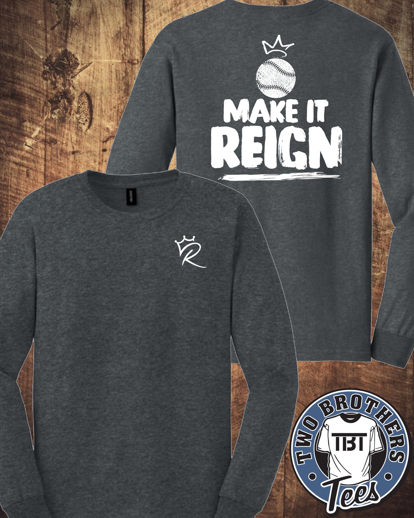 PA Reign Softball Long Sleeve T-Shirt - Design 1