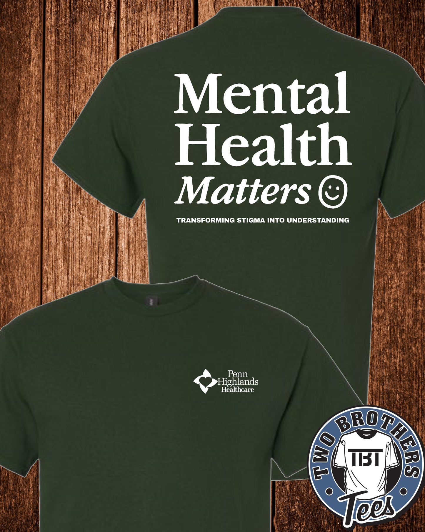 PHH Behavioral Health T-Shirt - Mental Health Matters Design