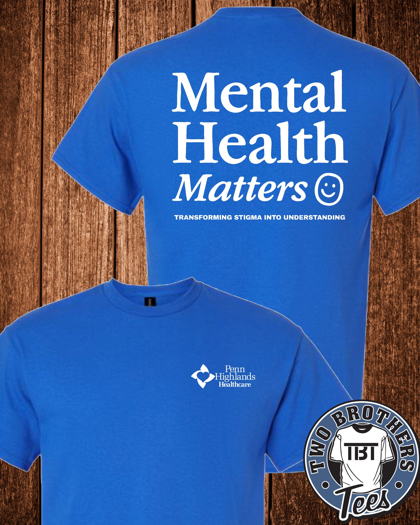 PHH Behavioral Health T-Shirt - Mental Health Matters Design