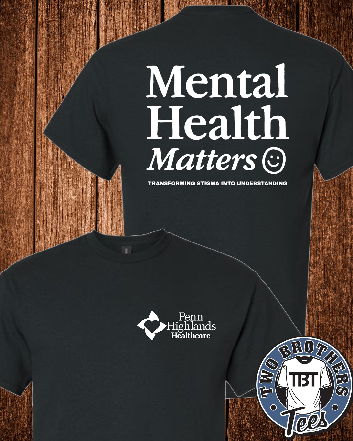 PHH Behavioral Health T-Shirt - Mental Health Matters Design