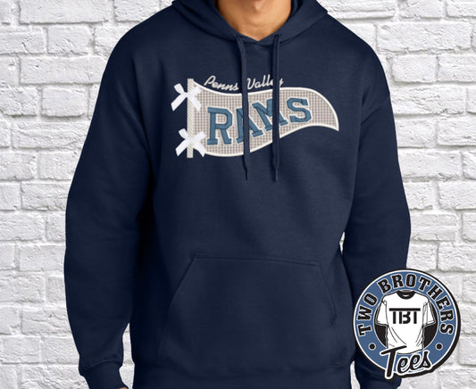 Penns Valley Rams Pennant Softstyle Hoodie