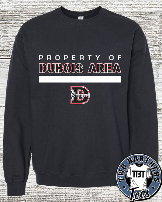 DuBois Football Property of DuBois Crewneck