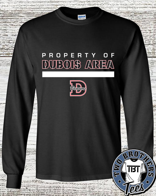 DuBois Football Property of DuBois Long Sleeve T-Shirt