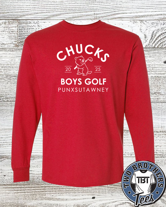 Punxsy Golf Long Sleeve Chucks T-Shirt