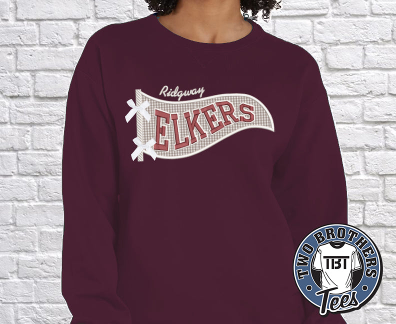 Ridgway Elkers Pennant Softstyle Crewneck Sweatshirt