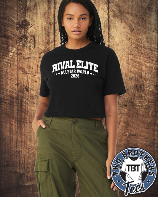 Rival Elite Allstar World Women's Crop Tee - Design 1