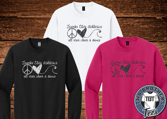 Sparks Elite Crewneck Sweatshirt - Design 4 - With Glitter