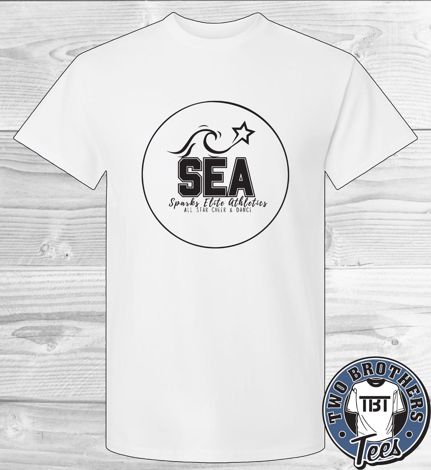 Sparks Elite T-Shirt - Design 1 - No Glitter