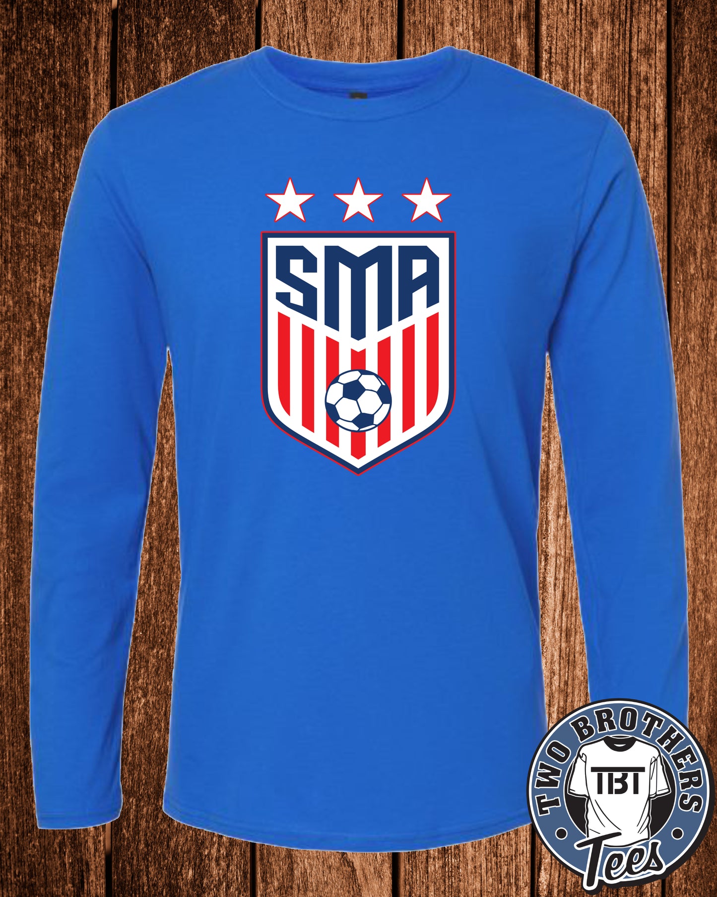 St. Marys Soccer 2026 Softstyle Long Sleeve T-Shirt - Design 1