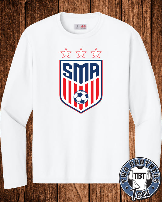 St. Marys Soccer 2026 Performance Long Sleeve T-Shirt - Design 1