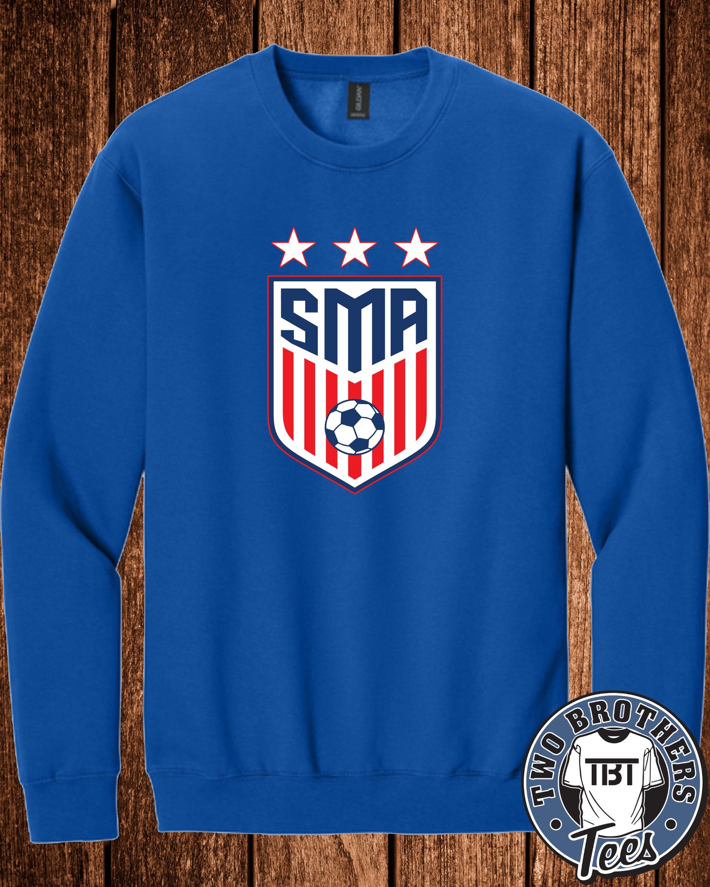 St. Marys Soccer 2026 Softstyle Crewneck Sweatshirt - Design 1