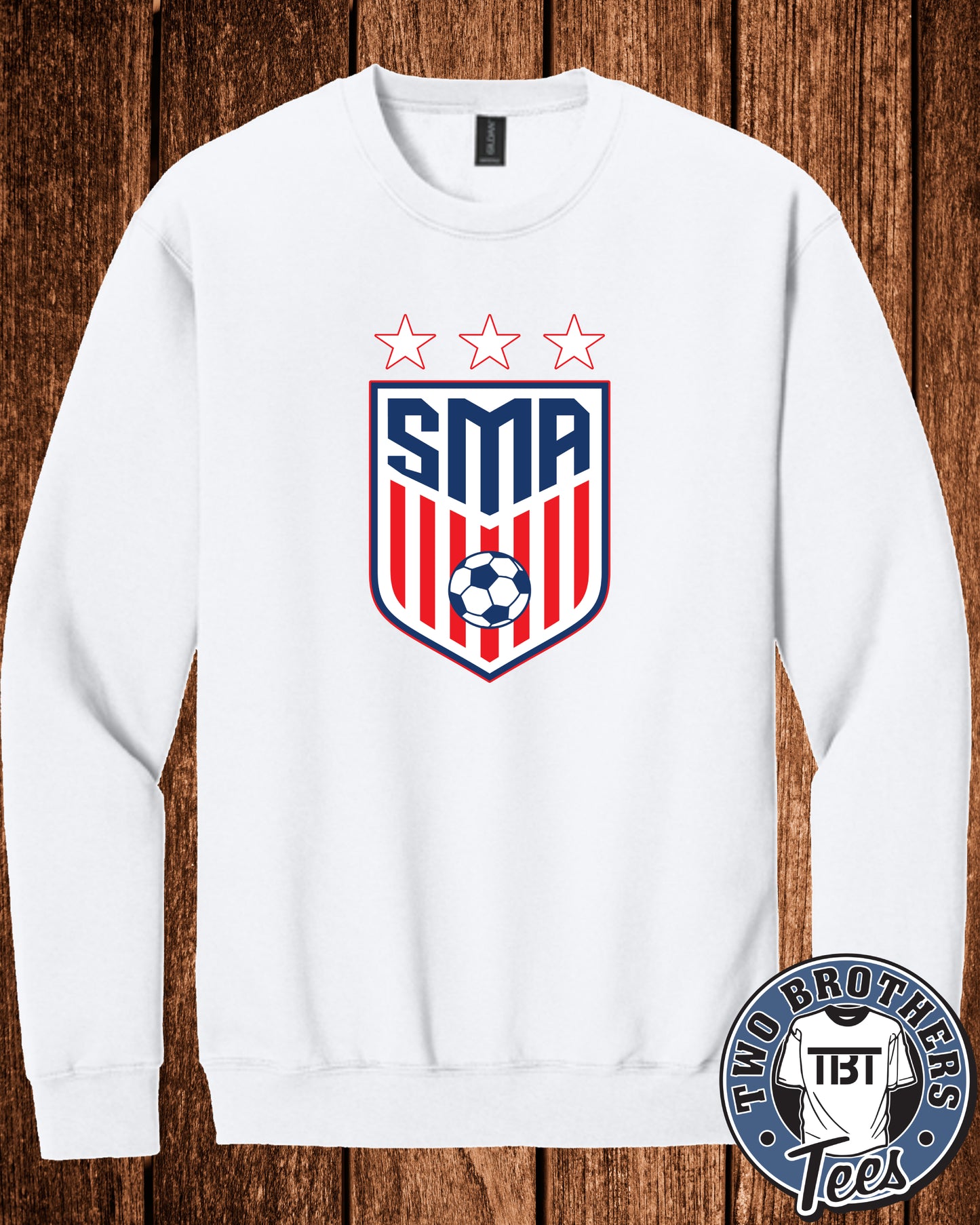 St. Marys Soccer 2026 Softstyle Crewneck Sweatshirt - Design 1